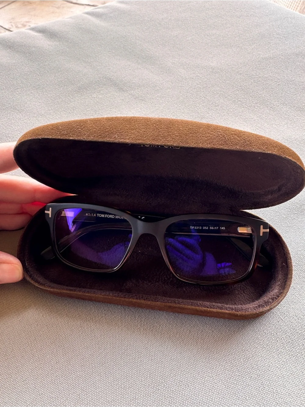 Tom Ford TF5313 052 Matte Havana Eyeglasses Frames 55-17-145 Made in Italy